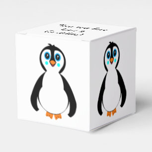 Caixa clássica do favor do pinguim