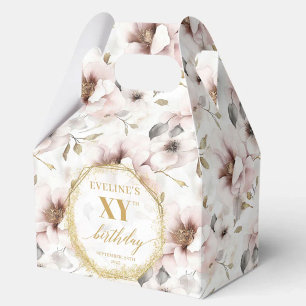 Caixa de adornamento cor-de-rosa-poeirinha