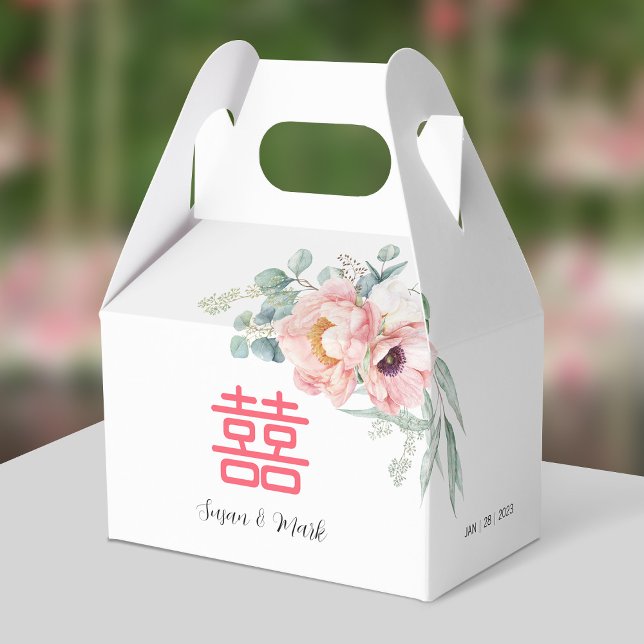 Caixa de Agradecimento Casamento Chinês (Criador carregado)