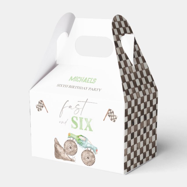 Caixa de Aniversário do Monster Truck 6 (Frente)