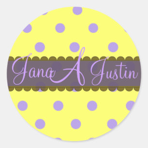 Caixa de autocolantes monogramas de chocolate