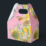 Caixa de Bolo de Aniversário com Pintura de Flor d<br><div class="desc">Caixa de Bolo de Aniversário com Pintura de Flor de Narciso em Aquarela floral. Um produto glorioso feito a partir das minhas pinturas originais em aquarela.</div>