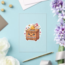 Caixa de Caridade Sadaka Kawaii Fofa IslSticker