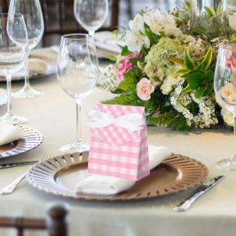 Caixa de Chá de fraldas Berry Sweet Pink Gingham