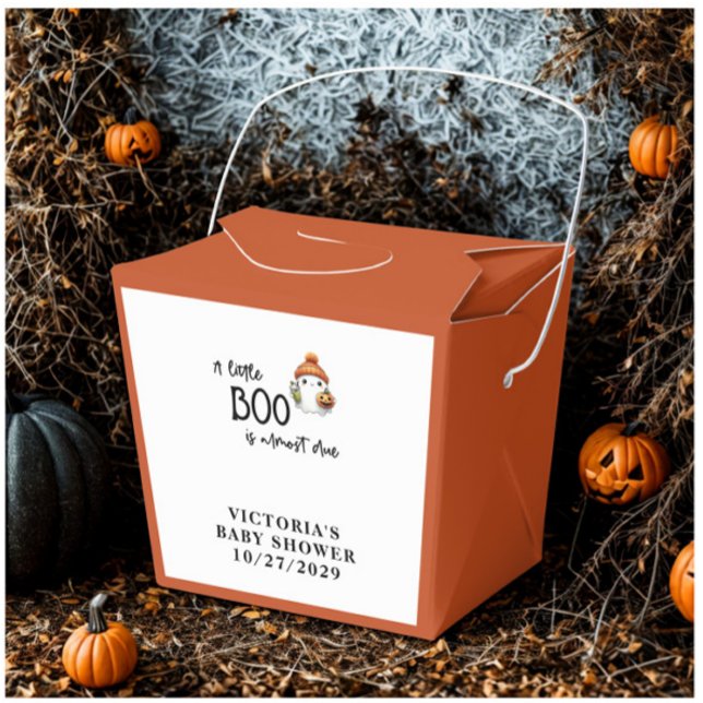 Caixa de Chá de fraldas do Halloween Little Boo (Criador carregado)