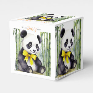 Caixa de Chá de fraldas do Urso Panda
