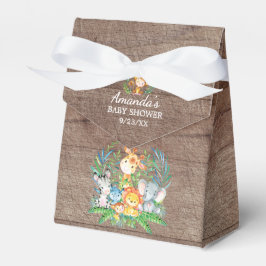 Caixa de Chá de fraldas dos Animais Selvagens