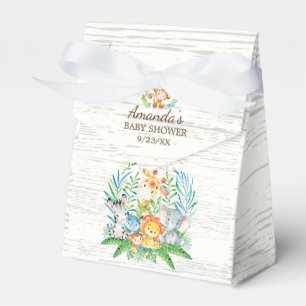 Caixa de Chá de fraldas dos Animais Selvagens