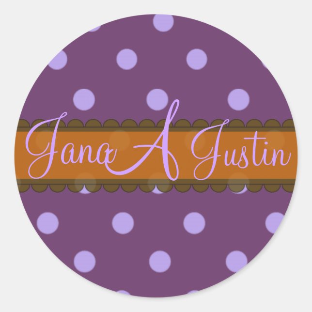 Caixa de chocolate com adesivos de monograma (Frente)