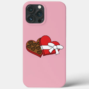 Caixa de Chocolate do Coração do dia de os namorad