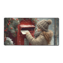 Caixa de correio de Natal ambiente de trabalho de 