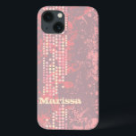 caixa de estilo do surf rosa do nome do coral<br><div class="desc">Mantenha seu dispositivo protegido com este gabinete de estilo de surf. Desenhada por Sarah Trett. Inspirado no surf na praia no Ninho Eagles, Inverloch, Victoria. Perfeito para entusiastas e surfistas do esporte aquático em uma opção difícil. Personalize com o nome de sua escolha. Este exemplo diz Marissa. **Observe que alguns...</div>