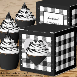 Caixa de Favor - Buffalo Xadrez - Preto e Branco -