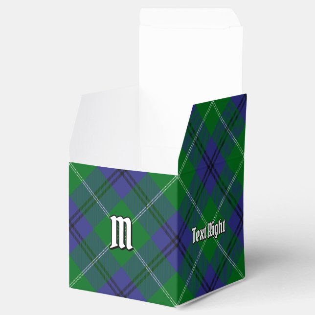 Caixa de Favor Clan Oliphant Tartan (Aberto)