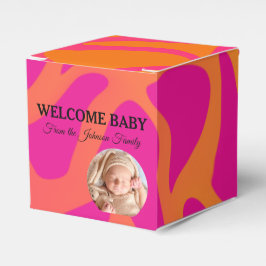 Caixa de Favor com Gradiente Laranja e Rosa Vibran