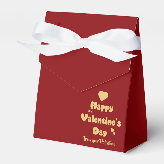 Caixa de Favor Coração Feliz Dia dos Namorados (Frente)
