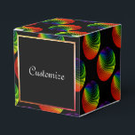 Caixa de Favor Cube Orbs Twist Arco-íris<br><div class="desc">*Personalize adicionando texto.</div>