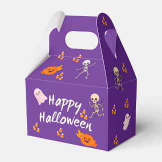 Caixa de Favor Cute Purple Happy Halloween