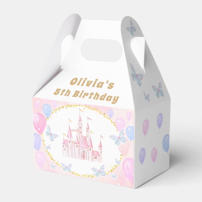 Caixa de Favor da Festa de aniversário da Princesa (Frente)