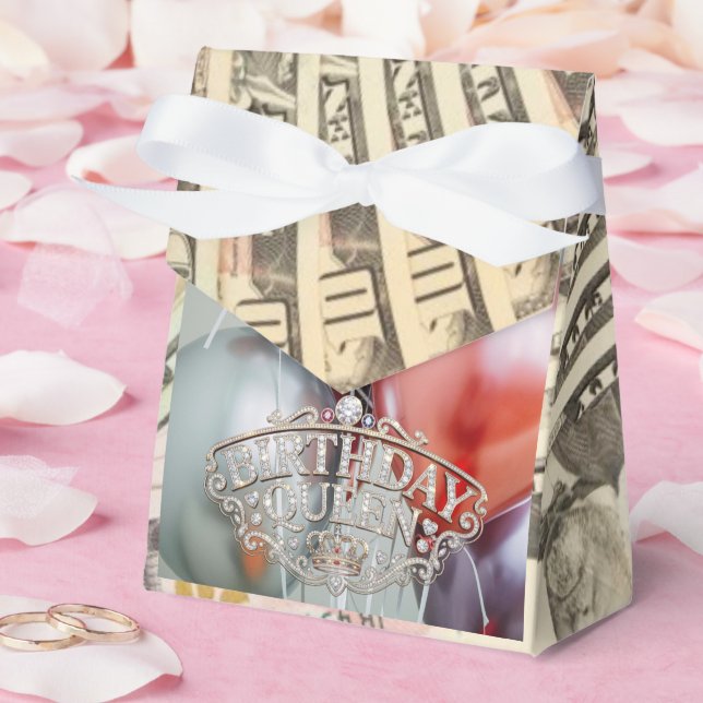 Caixa de Favor da Rainha do Aniversário Dinheiro (Casamento)
