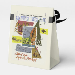 Caixa de favor da Viagens vintage Dakota do Sul EU