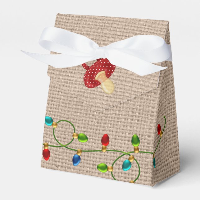 Caixa de Favor das Tortas das Luzes de Natal Faux  (Frente)