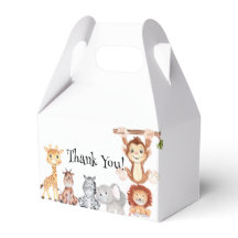 Caixa de Favor de Animais Selvagens Safari