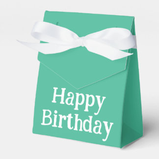Caixa de favor de aniversário feliz