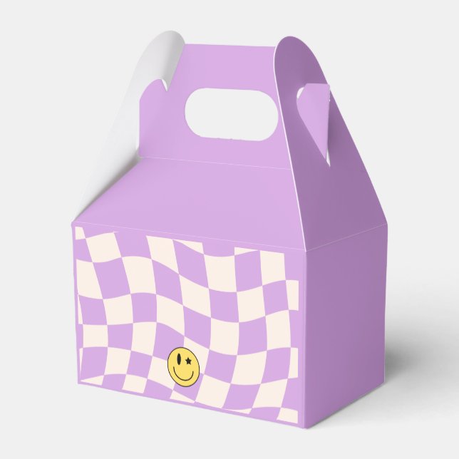 Caixa de Favor de Aniversário Riso Retro Roxo Prep (Verso)