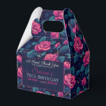 Caixa de Favor de Aniversário Rosa Tendência para<br><div class="desc">Caixas de favor de aniversário floral combinam beleza atemporal com praticidade de festa, tornando cada celebração mais memorável para seus convidados.…... ... caixas de favor personalizadas, caixas de favor florais, caixas de bolo de casamento personalizadas para convidados, caixas de favor de doces, favores de aniversário, 90º aniversário, aniversário personalizado, faça...</div>