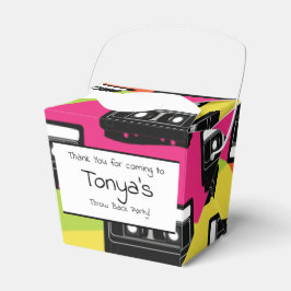 Caixa de Favor de Aniversário Teen 80s 90s Neon