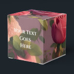 Caixa de Favor de Bolo de Noiva com Rosas Florais<br><div class="desc">Caixa de Favor de Bolo de Noiva com Rosas Florais Faça o seu bolo de noiva ficar ainda mais especial com estas belas Caixas de Favor de Bolo de Noiva com Rosas Florais! Cada caixa vem com uma linda rosa rosa no topo, tornando-as perfeitas para adicionar um toque de elegância...</div>