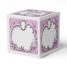 Caixa de Favor de Casamento de Deco Francês Posh