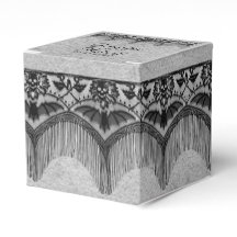 Caixa de Favor de Casamento de Luar Gótico Elegant
