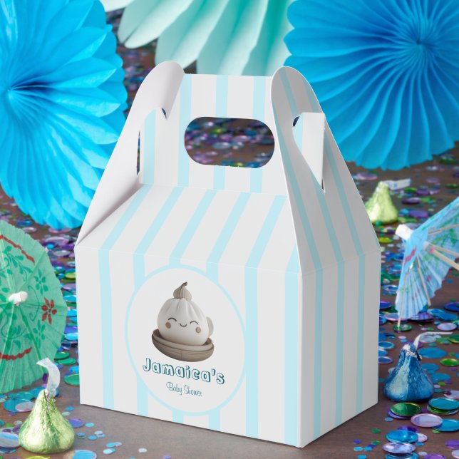 Caixa de Favor de Chá de Bebê Pequeno Dumpling Azu (Festa)