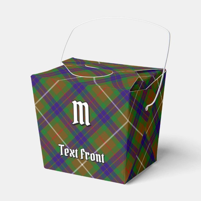 Caixa de Favor de Clan Fraser caçando Tartan (Frente)