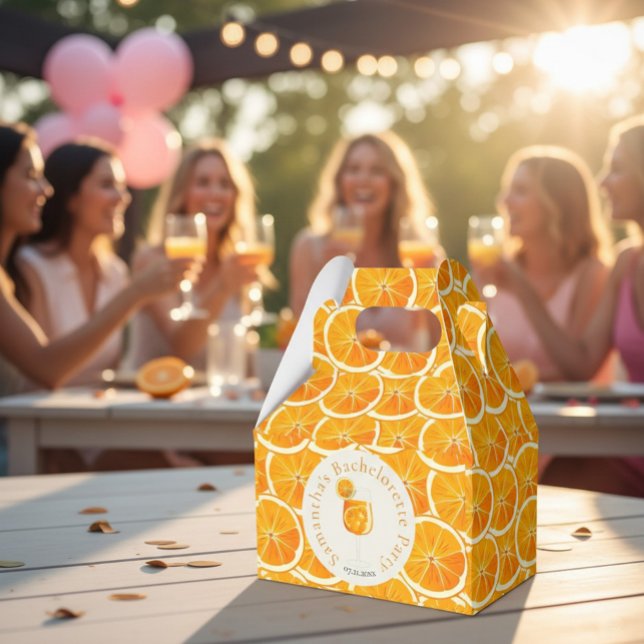 Caixa de Favor de Fatia de Laranja Cítrica (Criador carregado)