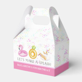 Caixa de Favor de Festa de Aniversário Floatie Poo