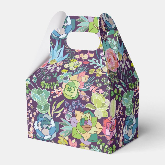 Caixa de Favor de Jardinagem de Cactus Suculente (Frente)