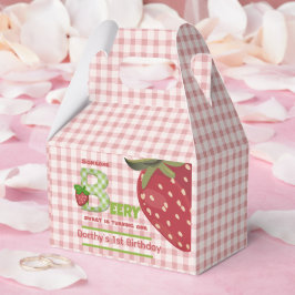 Caixa de Favor de Morango Rosa Berry Sweet