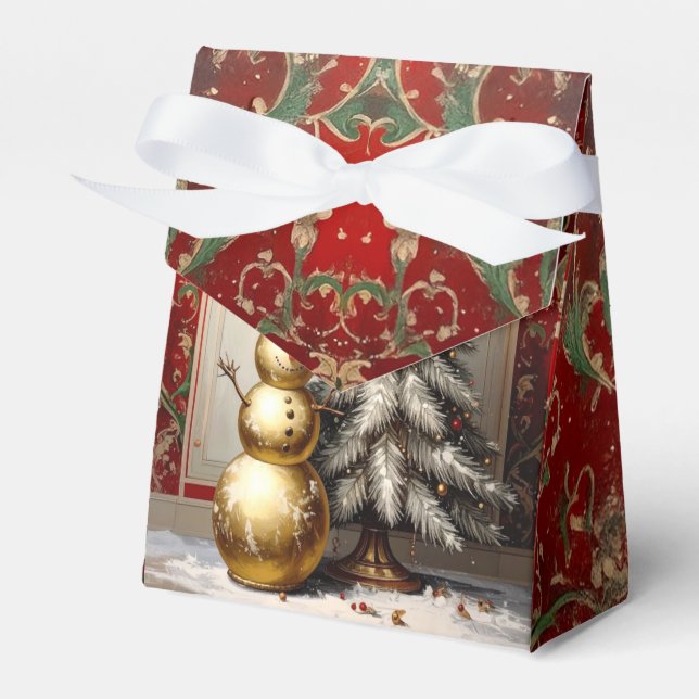Caixa de Favor de Natal Árvore de Natal Homem de N (Frente)