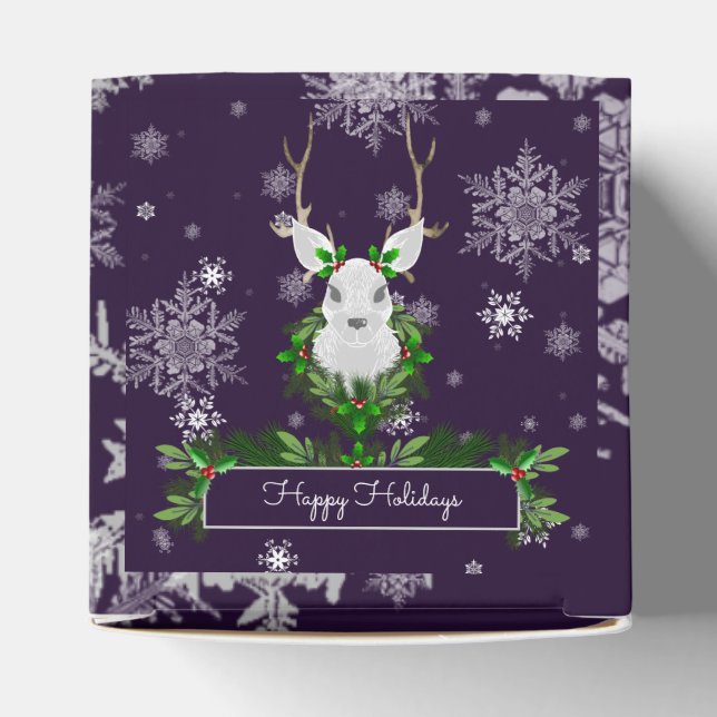 Caixa de Favor de Reindeer Roxo (Topo)