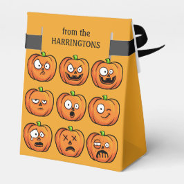 Caixa de favor de texto personalizado do Halloween