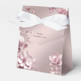 Caixa de Favor Delicado Floral Rosa