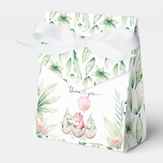 Caixa de Favor Dinosaurro Rosa (Frente)