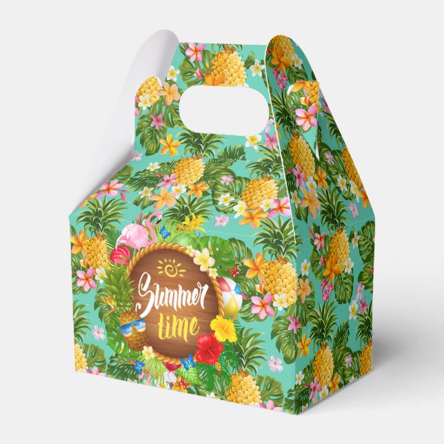 Caixa de Favor do Ananás Tropical (Frente)