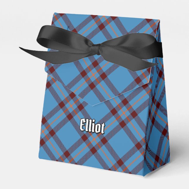 Caixa de Favor do Antigo Ancião Clan Elliot Tartan (Frente)