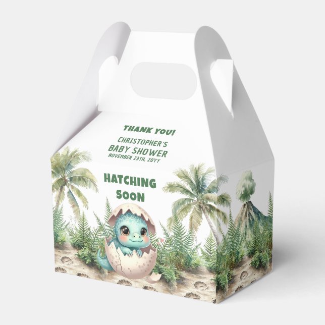 Caixa de Favor do Bebê Dino em Breve (Frente)