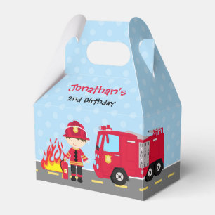 Caixa de Favor do Bombeiro (Boys Birthday Fireman)