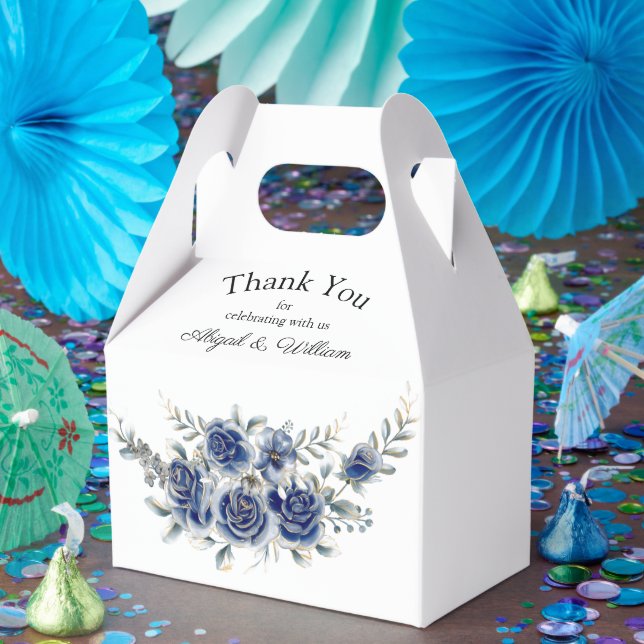 Caixa de Favor do Casamento Botânico Floral Românt (Festa)